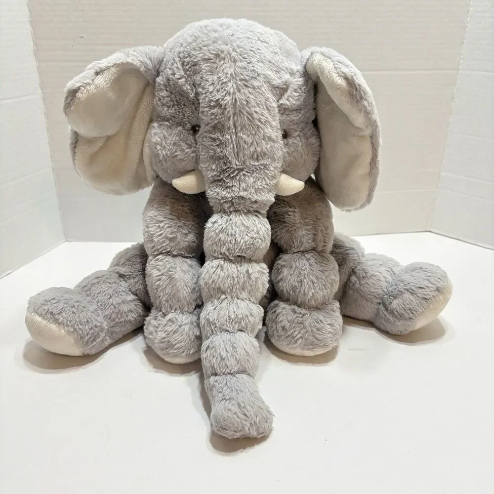 Baby Ganz Plush Elephant Jellybean Gray Medium Stuffed Animal Toy